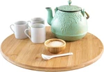 Lazy Organizer For Cabinet, Pantry 14" Susan, Bamboo. Fixed Price $28.22.