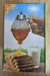 Clear Honey Syrup Dispenser Jar Container W/ Stand Maple Pot Flip Top Lid. Fixed Price $6.00.