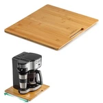 Anboxit Bamboo Appliance Slider, Sliding Tray For Coffee Maker, Kitchen Countert. Fixed Price $35.13.
