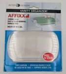 Interdesign Affixx Vanity Organizer Holds Up To 2LBS Peel & Stick - New. Fixed Price $9.99.