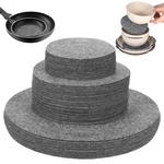96 Pcs Gray Felt Plate Dividers Round China Dish Protectors 3 Sizes. Fixed Price $25.82.