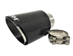 Netami 2.5 Inch Inlet To 4" Outlet Matte Black Carbon Fiber Exhaust Tip Chrom.... Fixed Price $70.32.