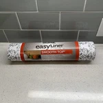 New Easy Shelf Liner Smooth Top 12" X 10' Grey Damask White Sq Ft Kitchencore. Fixed Price $8.99.