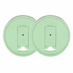 Mason Jar Drink Lid, Regular Mouth, Usa Made, Celery, Pack Of 2. Fixed Price $28.09.