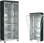 Durable Waterproof Wire Shelving Cover 60"W 18"D 72"H - Black Oxford. Fixed Price $111.99.