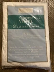 Jubilee Zippered Vinyl Mattress Cover 54IN X 75IN Full. Fixed Price $15.99.