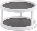 Copco Non-skid Turntable, 2-TIER, 12-INCH, Durable & Easy Clean, White/gray. Fixed Price $28.29.