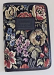 Vintage Day Runner Floral Tapestry Telephone Address Book Organizer Binder. Fixed Price $17.99.