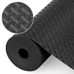 Origuuds Shelf Liners, Non-adhesive Drawer Liner, 12"W X 120"L, Black. Fixed Price $19.53.