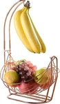 Rose Gold Basket With Banana Hanger (SW2116RG). Fixed Price $26.94.