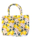 Betsey Johnson Lemon Print Tote Bag Insulated With Top Zipper & Dual Handles. Fixed Price $16.00.
