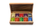 Tea Box Rectangular Vauxhall Double Storage Organizer Acacia Ironwood Gourmet. Fixed Price $59.52.