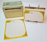 Vtg 1978 Hersheys Chocolate Tin Metal Recipe Box + 6 Cards 12 Dividers Retro. Fixed Price $14.59.