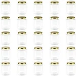 6 Oz Clear Hexagon Jars,small Glass Honey With Lids(golden),mason For. Fixed Price $36.92.