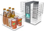 Utopia Kitchen Clear Storage Bins - 6 Pack Pantry Organizers And.... Fixed Price $37.96.