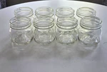 8 Ball Elite Wide Mouth Short Square Squat 500 Ml 16 Oz Pint Mason Canning Jars. Fixed Price $70.00.