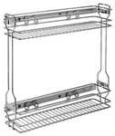 Rev-a-shelf 548-06-1 Sink Classics 5-1/2"W Steel Frame Two Tier Chrome. Fixed Price $92.00.