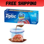 Gallon Freezer Bags Food Storage Grip 'n Seal Lock 28 Count Home. Fixed Price $7.97.