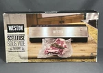 Weston 65-0501-W Professional Advantage Vacuum Sealer, 11", Stainless Steel. Fixed Price $159.99.