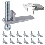 Clips 12 Pack 51MM Heavy Duty Channel Adjustable Dreyoo Countertop Sinks. Fixed Price $28.99.