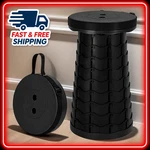 Folding Stool Portable Telescopic Chair Seat Camping Retractable Outdoor Fishing. Fixed Price $12.99.