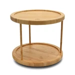 Ybm Home Bamboo Wooden Non-skid Lazy Susan Turntable Fully Rotating Pantry Ca.... Fixed Price $30.56.