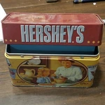 Hershey's Milk Chocolate Recipe Card Collection Box Tin Bars Cookies Cakes. Fixed Price $12.26.