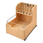 Rev-a-shelf Food Storage Container Organizer W/soft-close, Natural, 4FSCO-18SC-1. Fixed Price $461.99.