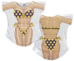 Polka Dot Bikini Cover-up T-shirt Size L/xl. Fixed Price $22.95.