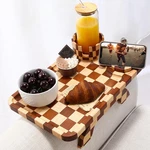 Nnewvante Couch Armrest TRAY,3 In Large 15.36"X9.85" Rubberwood Sofa Cu.... Fixed Price $53.62.