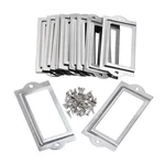 Bluecell 20PCS 80 X 35MM Silver Color Metal Office File Cabinet Shelves Drawe.... Fixed Price $15.63.