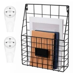 Aojsup 1 Pc Storage Racks, Metal Wire Wall Mounted Magazine Holder, Hang.... Fixed Price $53.91.