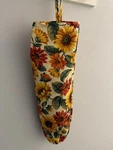 Sunflower Plastic Grocery Bag Holder Dispenser Garage Kitchen Storage Organizer. Fixed Price $6.00.