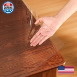 Etechmart Clear Plastic Table Cover Protector Rectangle 17 X 66 Thick. Fixed Price $53.09.