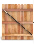 True Latch New 6' Telescopic Anti Brace For Wood Gates-fences. Fixed Price $79.98.