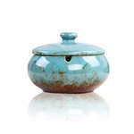 Lependor Ceramic Ashtray With Lids, Windproof, Cigarette For Indoor. Fixed Price $14.40.