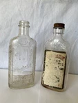 2 Wine Bottles:monarch And California W/partial Label. Fixed Price $36.00.
