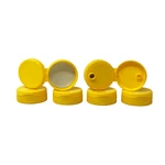 Clearview - 6 Pack, 38MM Yellow Flip Top Honey Bear Replacement Lids Bpa Free. Fixed Price $8.87.
