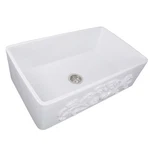 Nantucket FCFS3320S 33-INCH Farmhouse Fireclay Sink With Filigree Apron. Fixed Price $1499.99.