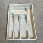 Vintage Rubbermaid Cutlery Organizer 2919 Bisque White Kitchen Drawer Tray 1994. Fixed Price $10.97.