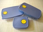 Tupperware Three-piece Rock-n-serve Microwave Set Very Good To Excellent. Fixed Price $44.95.