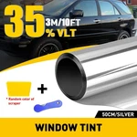 Car Uncut Roll Mirror Window Film Privacy Tint Sun Uv Reflective Heat Con. Fixed Price $28.30.