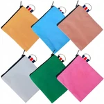 Fkumlun 6 Pack Small Canvas Zipper Tool Bag,square Pocket Mini Shown. Fixed Price $20.40.