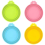 Silicone Food Lids, 4 Pcs Covers For Standard Size Pet Cans (multicolor. Fixed Price $14.48.