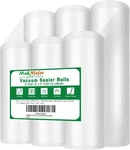 Makmefre 6 Pack 8"X20'(3ROLLS) And 11"X20' Vacuum Sealer Bags For. Fixed Price $31.76.