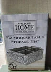 Walford Home Farmhouse Table Storage Tray. Fixed Price $16.00.