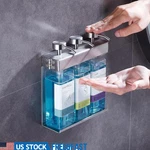 3 Stainless Steel Soap Dispenser Lockable Pump Holder Bathroom Kitchen New. Fixed Price $101.36.