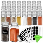 Cyclemore Pack Glass Spice Jars Bottles, OZ-48PCS,. Fixed Price $45.60.