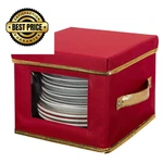 Simplify Holiday Salad Plate Dinnerware Storage Box 9.45 Inch Medium, Red. Fixed Price $17.98.