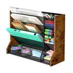 Wall Desk File Organizer 5 Tiers, Ironwood Hanging With R-shap.... Fixed Price $53.59.